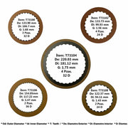 Kit Discos CD4E Mazda 626 Veinte07 Méxic