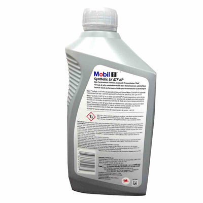 Aceite Mobil Sintético LV ATF HP Licencia DEXRON J-62120 Especifico 8L45 8L90 946mL Etiqueta Azul