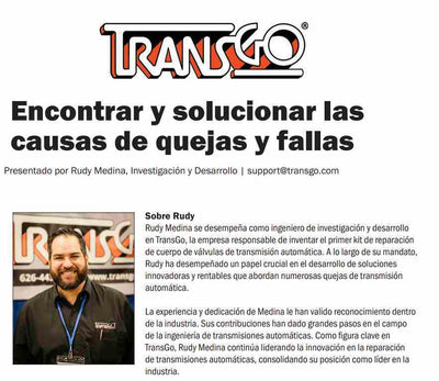 Manual Transgo 6L80 8L90 68RFE 62TE 48RE | Rudy Medina GM Chrysler - TSS