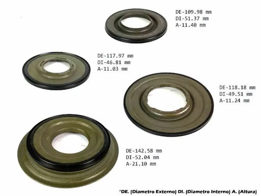 Pistones 09G 09K con Sellos Dimensiones VW Audi México Veinte 07