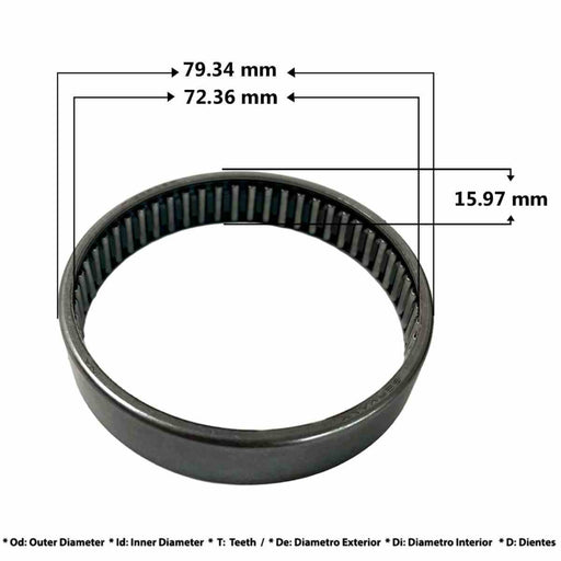 Rodamiento Agujas ZF Ecolife 0735.298.307 Transmisión Automática Veinte07 México