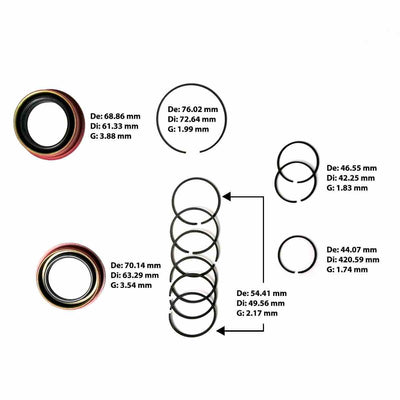 Juego de Empaque TSS Dorado TH400