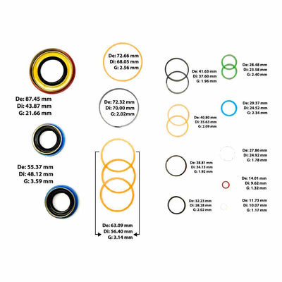 Juego Empaques TSS Dorado Monza TH125C