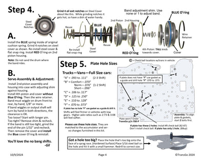 Transgo Shift Kit TH700 4L60 1982/93