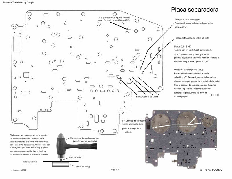 Shift Kit Transgo AOD