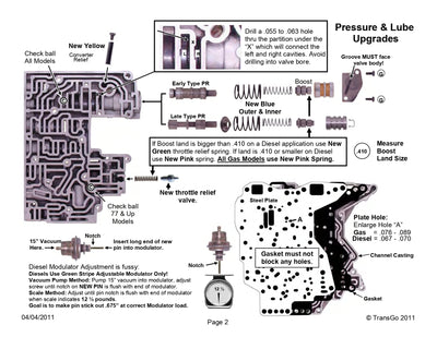 Shift Kit Transgo Gasolina / Diesel C6