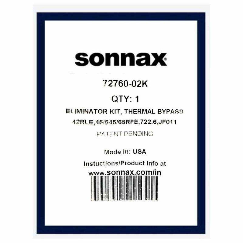 Kit Sonnax 72760-02K con Empaque Veinte07 México
