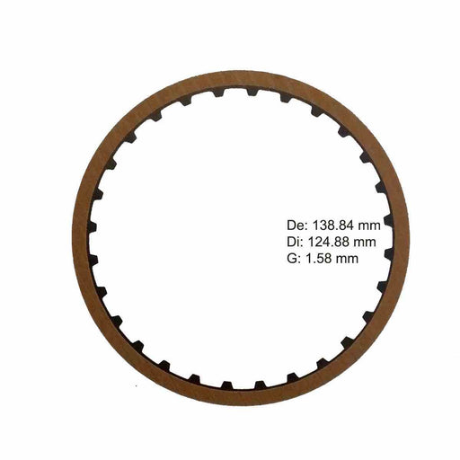 Detalle disco TSS reversa para Nissan Altima Maxima RE4F04A 28 dientes