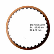 Detalle disco pasta TSS avance para Nissan Altima Maxima RE4F04B