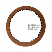 DISCO DE PASTA TSS INTERM,BAJA,REVERSA,SOBREM.,FRENO SOBRE,2DO FRENO [2-12] A131L, MX17, A240E