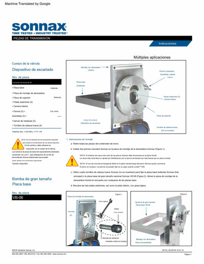 Sonnax Herramienta de Alineacion de Cuerpos de Valvulas para Usar con Rimas F-