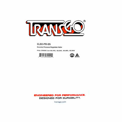 Válvula Presión Sobremedida TransGo 6L80 6L90 Silverado Escalade Veinte07 México