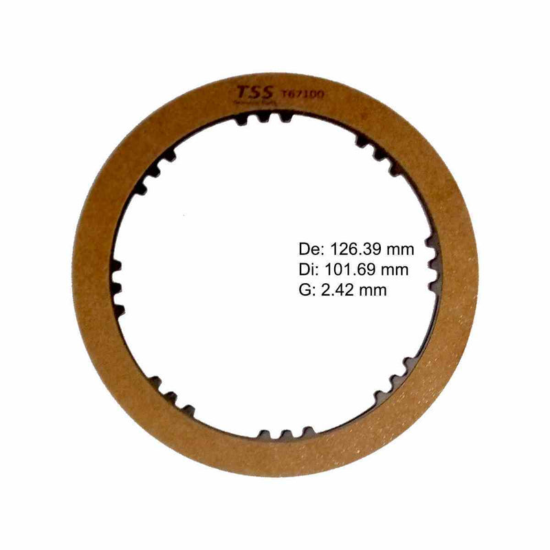 Disco de Pasta TSS Avance-Intermedia y Directa .091 [7-17] A40D A43DE A44DE A45DF