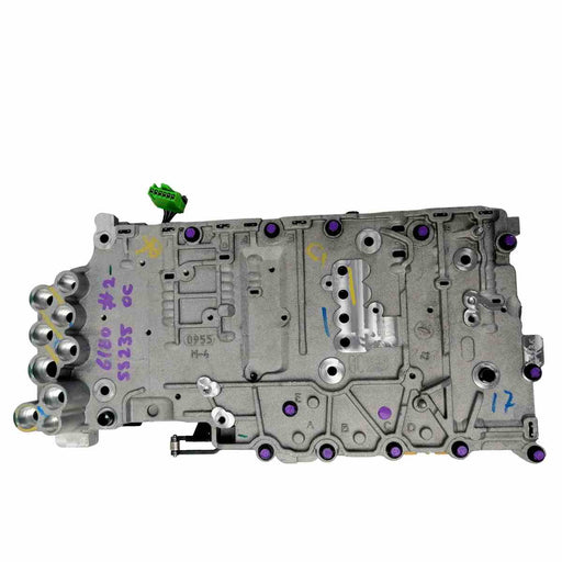Cuerpo de válvulas reconstruido 6L80 2010-UP casting 0955 vista frontal