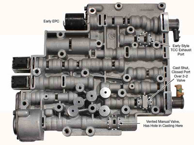Cuerpo de válvulas reconstruido TSS calidad OEM 4L60E 1996-1999 listo para instalar Plug & Play