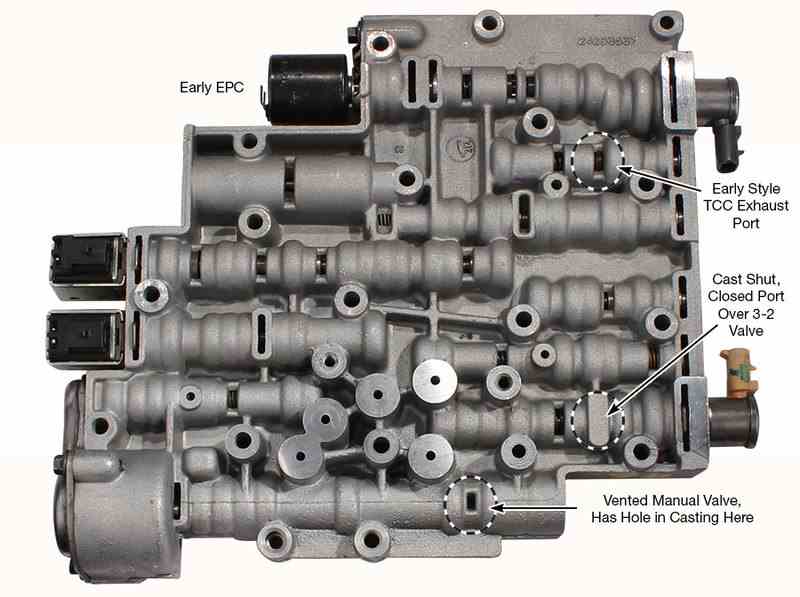 Cuerpo de válvulas reconstruido TSS calidad OEM 4L60E 1996-1999 listo para instalar Plug & Play