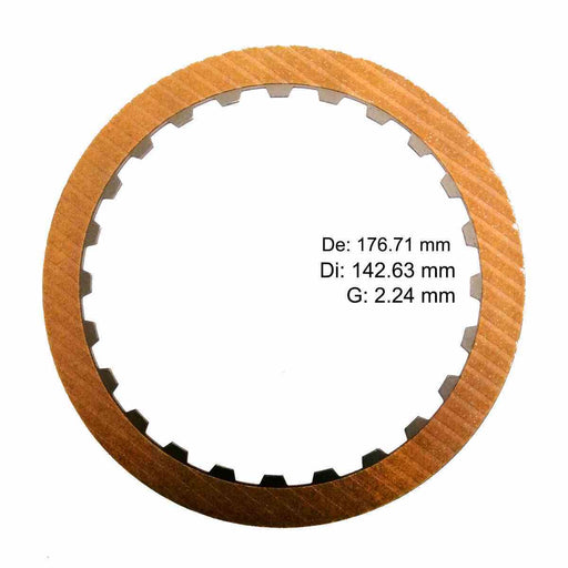 Detalle disco pasta reversa 4R100 E4OD espesor .078" TSS