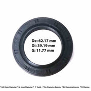 Detalle retén radial 4WD 4L60E TSS para Colorado Canyon