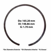 Detalle seguro snap ring tambor overdrive A618 46RE 47RE TSS