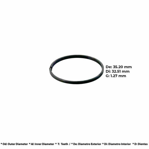 Dimensiones anillo sellado rectangular ZF Ergopower John Deere maquinaria pesada