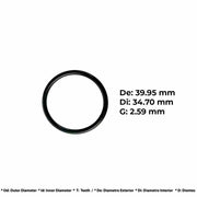 Dimensiones junta tórica ZF Ecosplit AS Tronic maquinaria pesada camiones