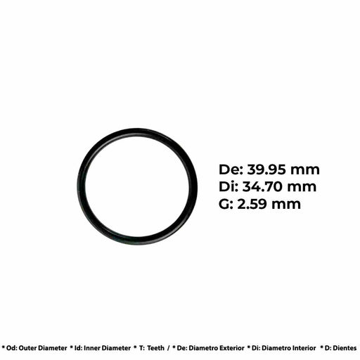 Dimensiones junta tórica ZF Ecosplit AS Tronic maquinaria pesada camiones