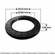 Dimensiones retén radial salida trasera ZF Ergopower John Deere T444943