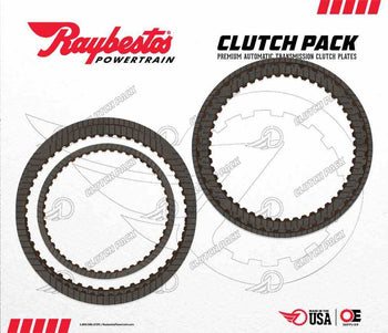 Pack de discos de pasta Raybestos para transmisión UA80E UA80F vista completa