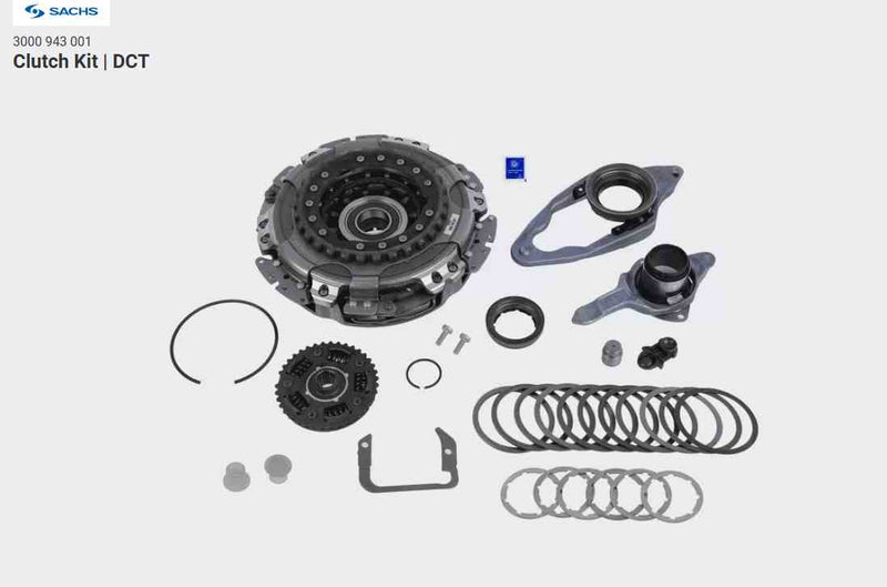 SACHS Repuesto Completo Doble Clutch Seco 0AM DQ200 3000 943 001