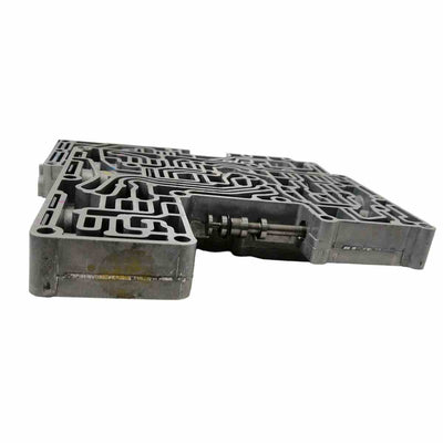 Vista superior cuerpo de válvulas de aluminio reconstruido 4R100 sin solenoid pack