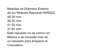 KIT CREMALLERA FORD TRANSIT 2012/16