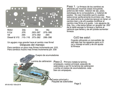 Shift Kit Transgo Remolcador HD2 1989/UP E4OD 4R100