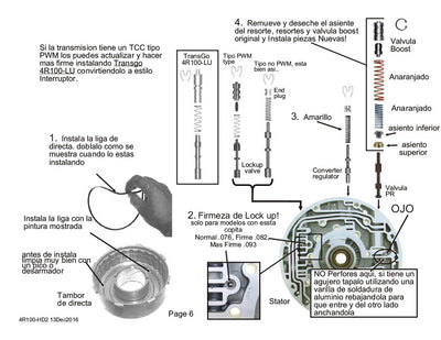 Shift Kit Transgo Remolcador HD2 1989/UP E4OD 4R100