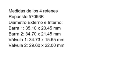 KIT CREMALLERA VW POINTER BRASIL NUEVO NUMERO
