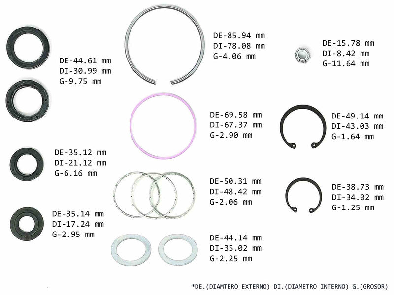 KIT CAJA DIRECCION AM BUICK CADILLAC CHEVROLET FORD GMC JEEP MERCURY OLDSMOBILE PONTIAC