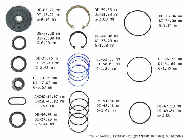 KIT CAJA DIRECCION  NISSAN 4 CIL 4X2