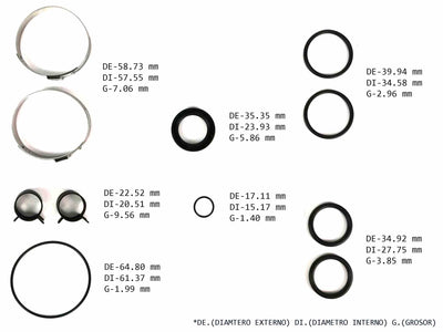 KIT CREMALLERA MECANICA ASISTIDA EPS VW JETTA GOLF AUDI A3 K EN EL 8VO DIG VIN