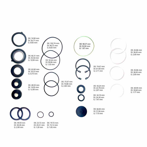 Kit Completo Caja Direccion Freudenberg Ford F550 ZF 8014 Piston Grande Medium Duty 71004283