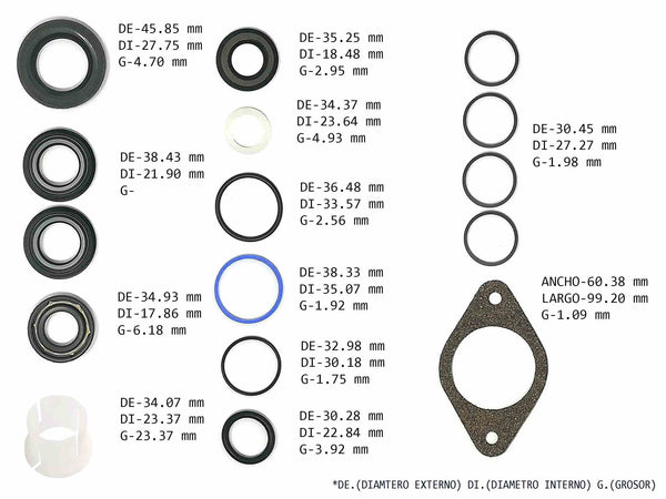KIT CREMALLERA NISSAN PLATINA RENAULT CLIO
