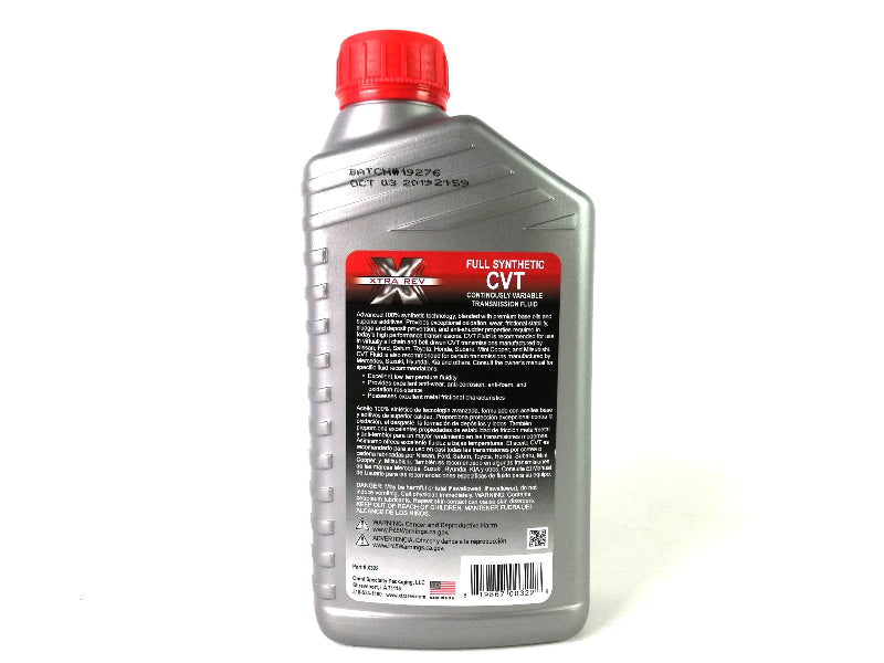 Aceite Sintético Xtra Rev para Transmisión CVT 946 mL Veinte07 México