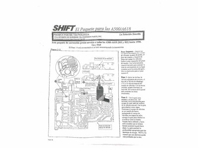 SHIFT KIT SUPERIOR A500 42RE 42RH 44RE A518 46RE 46RH A618 4R7H 47RE