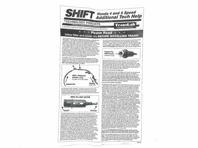 Shift Kit Superior Honda 5 Vel 6 CYL con Valvulas CPC (Control Presion Clutch) 0.388" BYBA BAYA y +