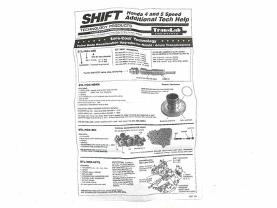 Shift Kit Superior Honda 5 Vel 6 CYL con Valvulas CPC (Control Presion Clutch) 0.388" BYBA BAYA y +