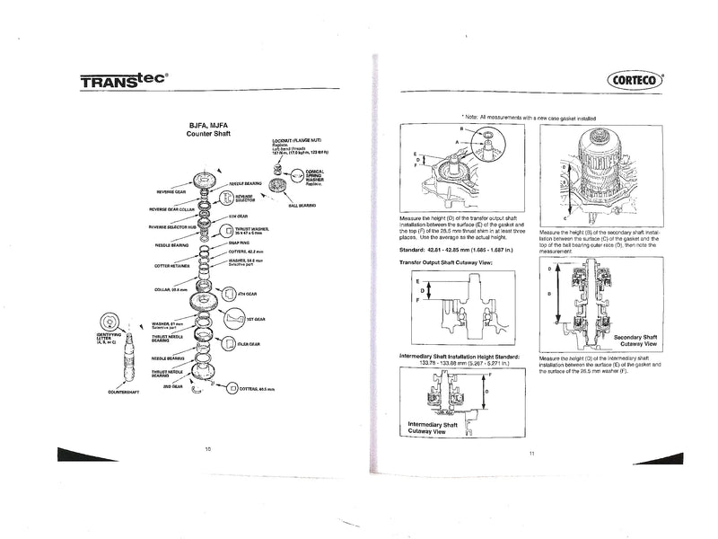 Juego de Empaques Freudenberg-NOK BDKA MDKA BVGA BVLA PVGA PVLA P34A P35A MDRA MDPA BWEA - Transmisiones Veinte 07