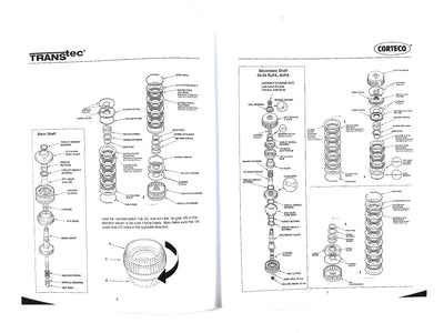 Juego de Empaques Freudenberg-NOK BDKA MDKA BVGA BVLA PVGA PVLA P34A P35A MDRA MDPA BWEA - Transmisiones Veinte 07