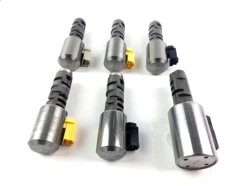 JUEGO DE SOLENOIDES LINEALES [6] 3/4 PULGADA DIAMETRO VERIFICAR REQUIEREN REAPRENDIZAJE VW 09G - Transmisiones Veinte 07