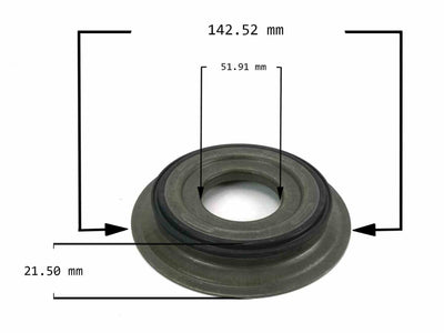 PISTON VULCANIZADO 4TA-5TA-6TA (K2-C2) 09G, 09K, 09M, TF-60SN, TF-61SN, TF-62SN 