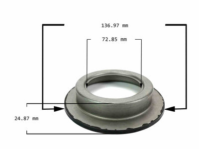 PISTON RETENEDOR VULCANIZADO INTERMEDIA AXODE, AX4S, AX4N, 4F50N 