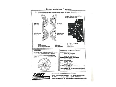 Shift Kit Correccion Fallas Superior 4L80E - Transmisiones Veinte 07