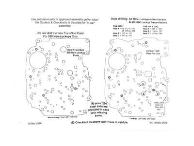 Transgo Shift Kit Th350 Th350c Th250 Th250c